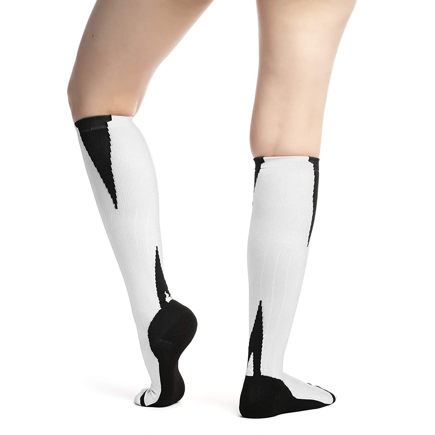 EvoNation 15-20 mmHg Graduated Compression Socks for Men & Women - Moderate Pressure Support for Running, Travel & Recovery