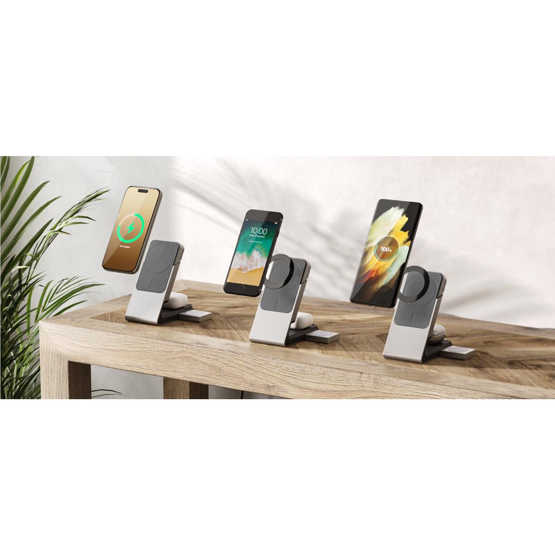 ALOGIC MagSafe Magnetic Ring for iPhone - Strong Magnetic Holder, Secure Grip, Compatible with iPhone 12/13/14/15 Series (Black) - Perfect for Car Mounts, Desk Stands & Hands-Free Use