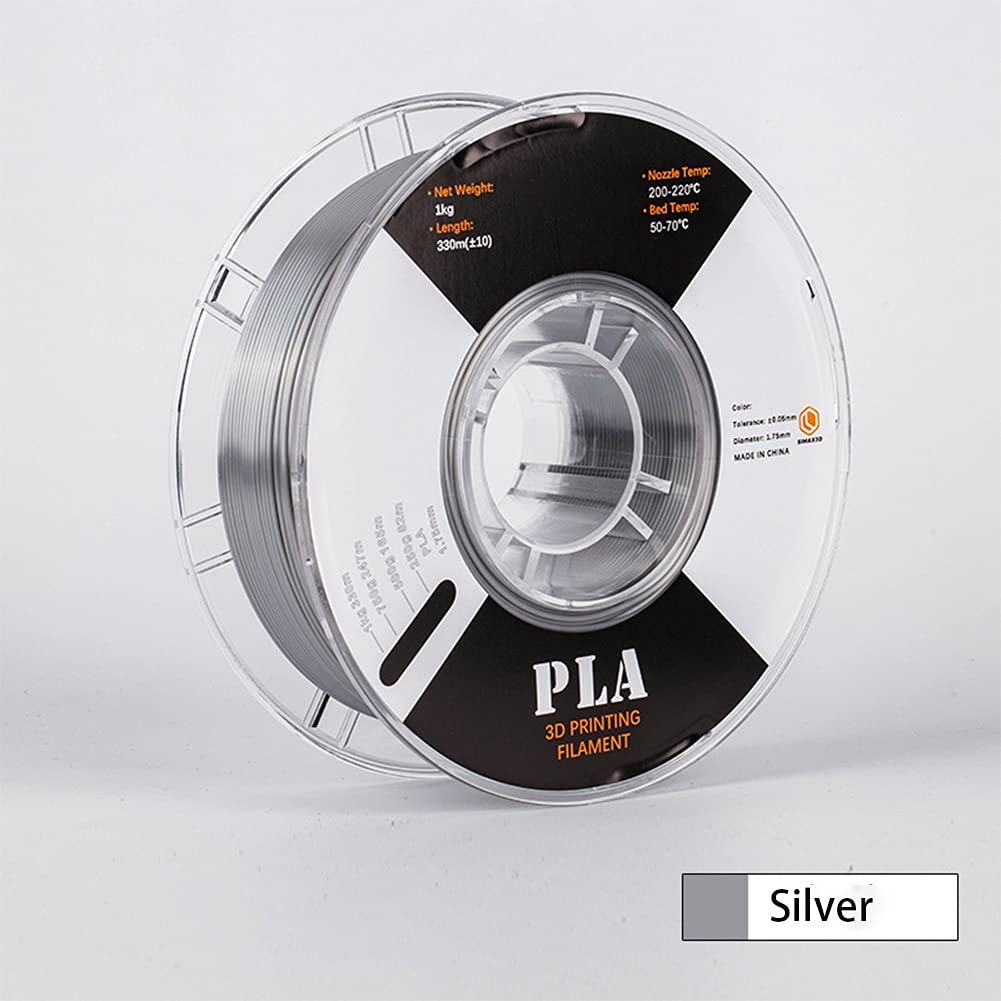 Premium 3D Printer Filament PLA 1.75mm - Silk Metallic Brass Orange (1KG/2.2LB Spool) for Smooth 3D Printing | Ideal for Cosplay Props, Home Decor & DIY Projects