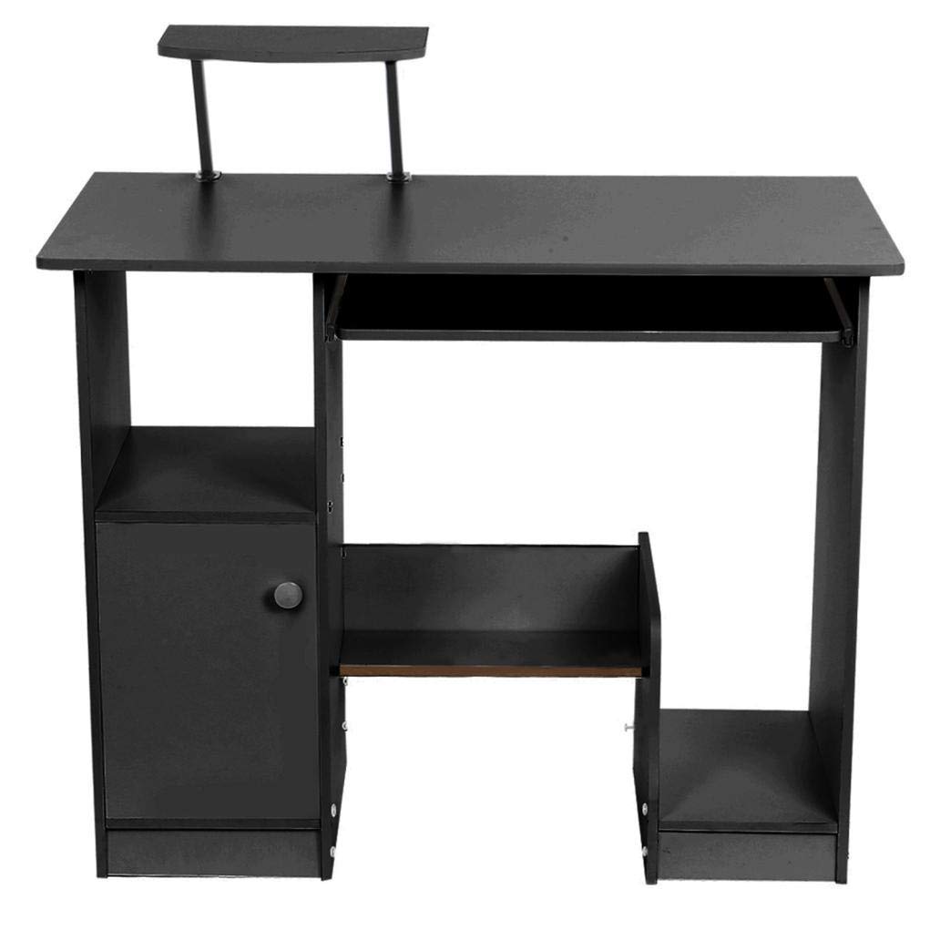 Ergonomic Home Office Computer Desk with Lockable Storage - Compact Study Table for Dorm, Small Spaces & Work from Home - Perfect for Remote Work, Online Classes & Gaming Setup