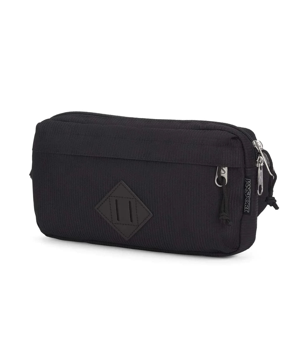 JanSport Waisted Fanny Pack - Adjustable Waist Bag for Men & Women - Water-Resistant Travel Belt Bag for Hiking, Running, Concerts & Outdoor Activities