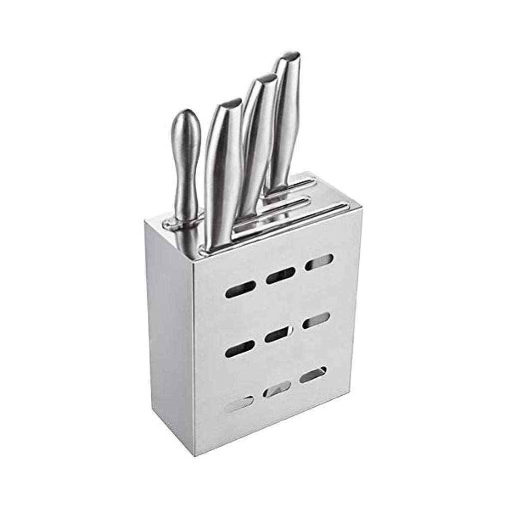 DIEFMJ Stainless Steel Knife Holder - Premium Kitchen Knife Storage Rack for Chefs & Home Cooks - Durable Countertop Organizer for Knives, Utensils & Kitchen Tools - Perfect for Restaurants, Home Kitchens & Cooking Enthusiasts