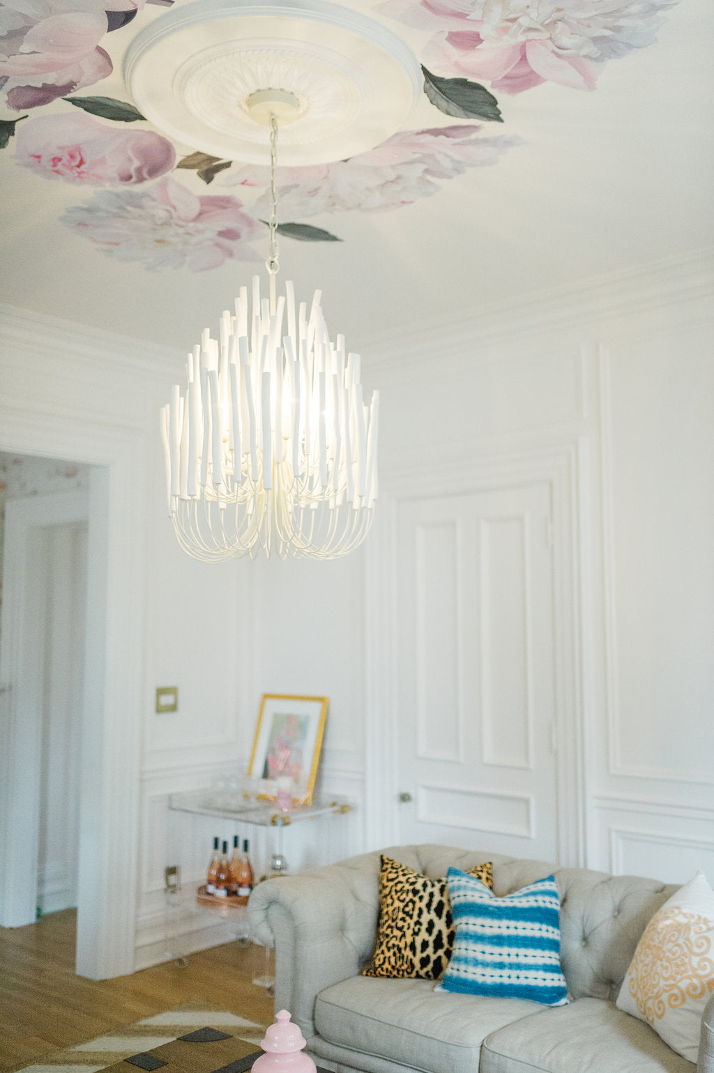 Idalia Chandelier - Elegant Crystal Ceiling Light Fixture for Dining Room & Living Room | Modern Home Decor Lighting | Perfect for Weddings & Luxury Interiors