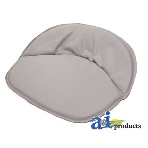 Premium SP300-18 Deluxe Tie-on Seat Pad for H&M Pans - Silver Tractor Seat Cover Compatible with Case-IH Tractors | Comfortable & Durable for Farming, Construction & Outdoor Work