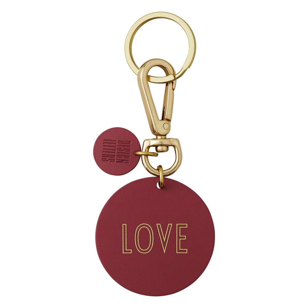Design Letters 30302000HOME Key Ring - Stylish Home & Love Keychain for House Keys, Gift for New Homeowners, Couples & Family - Perfect for Everyday Use, Housewarming Gifts & Personal Accessories