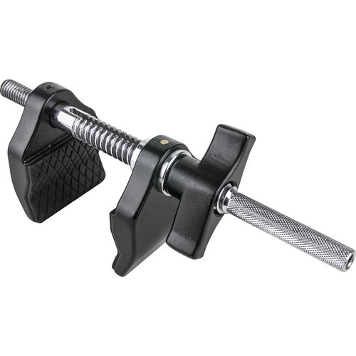Kupo Mini Viser Clamp with 2 Jaw - 5/8 Baby Stud & 3/8-16 Threaded Stud for Photography, Videography & Studio Lighting Equipment