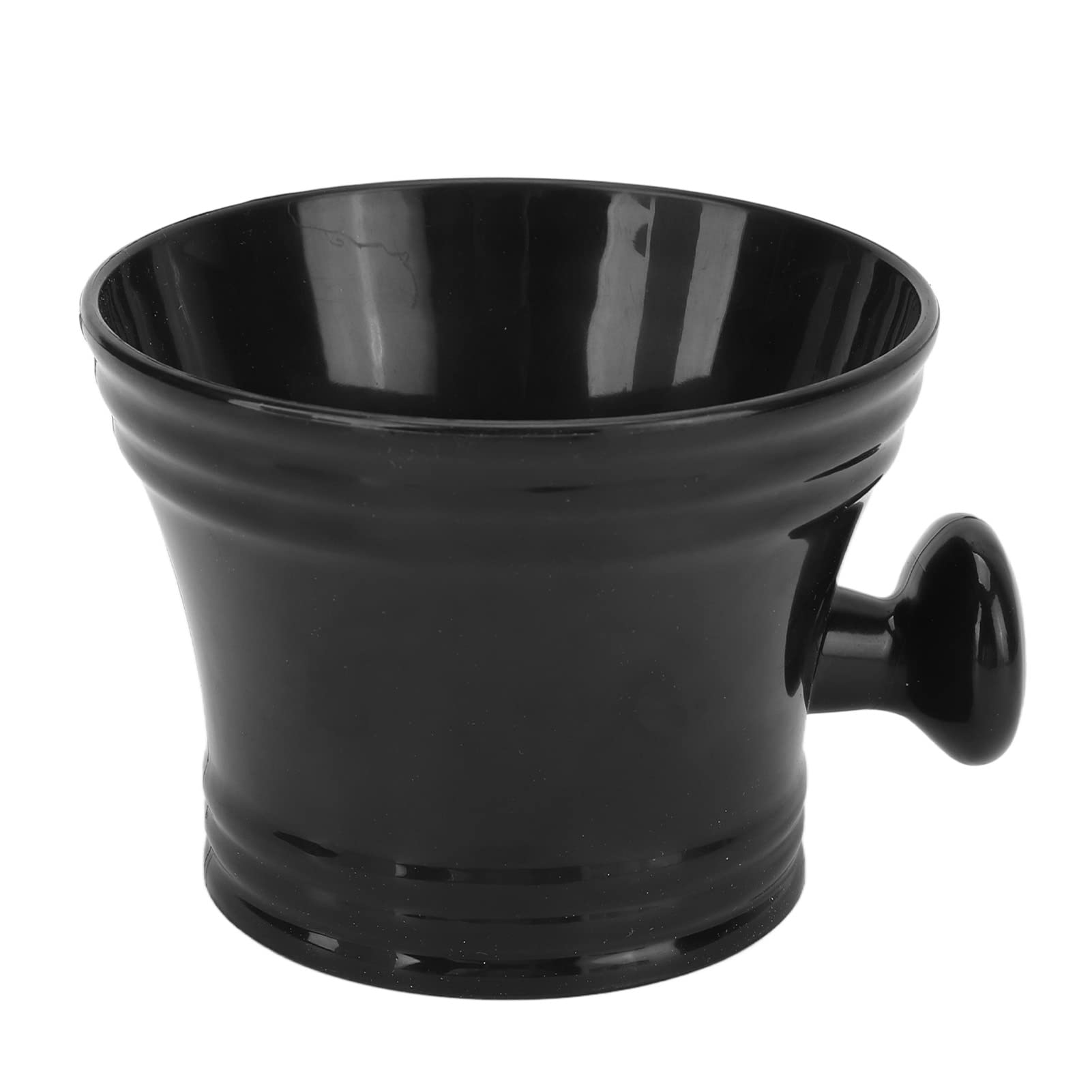 Premium Black Shaving Soap Mug - Durable Shaving Cup for Barbershop, Home & Travel Use | Perfect for Wet Shaving, Beard Care & Grooming Essentials
