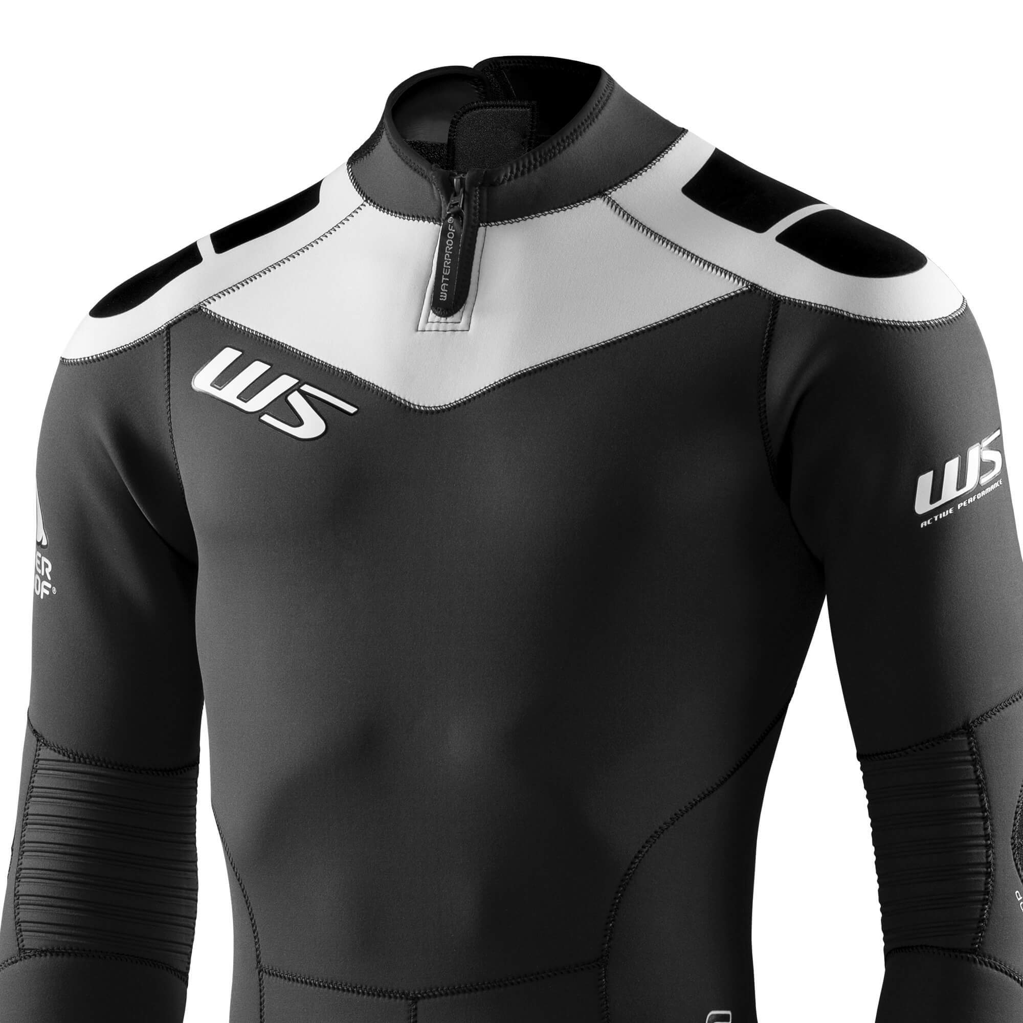 Waterproof W5 3.5mm Men's Neoprene Wetsuit for Surfing, Diving & Water Sports - Thermal Protection & Comfort