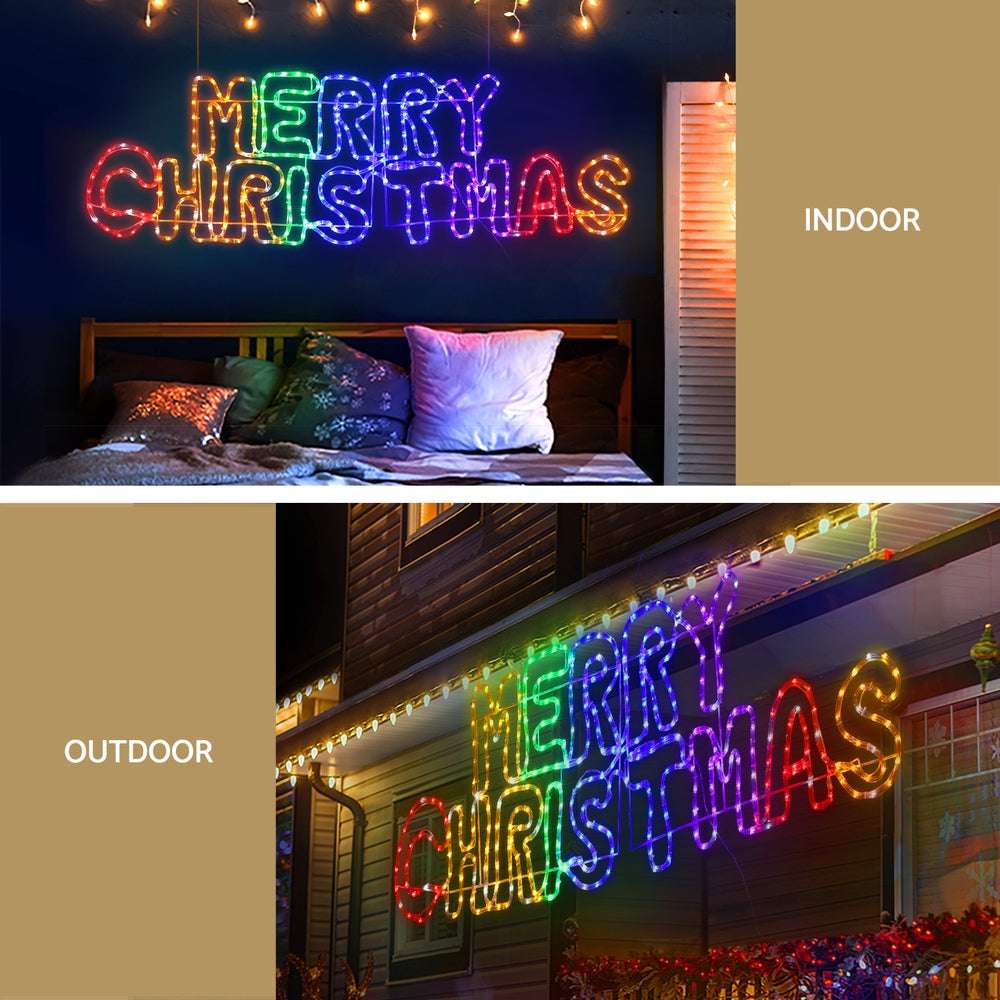 1.6M Christmas Lights - 360 LED Rope Light for Outdoor Holiday Decorations | Waterproof & Energy Efficient | Perfect for House, Garden, Tree & Fence Lighting