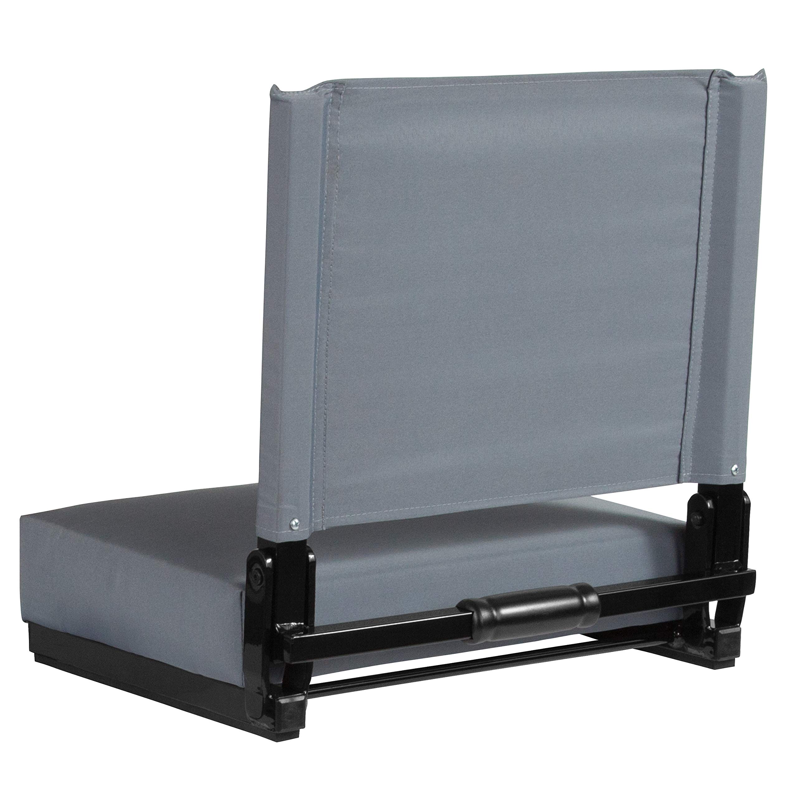Ultra-Comfortable Lightweight Stadium Chair with Padded Seat - Supports 500 lbs - Perfect for Sports Games, Concerts & Outdoor Events