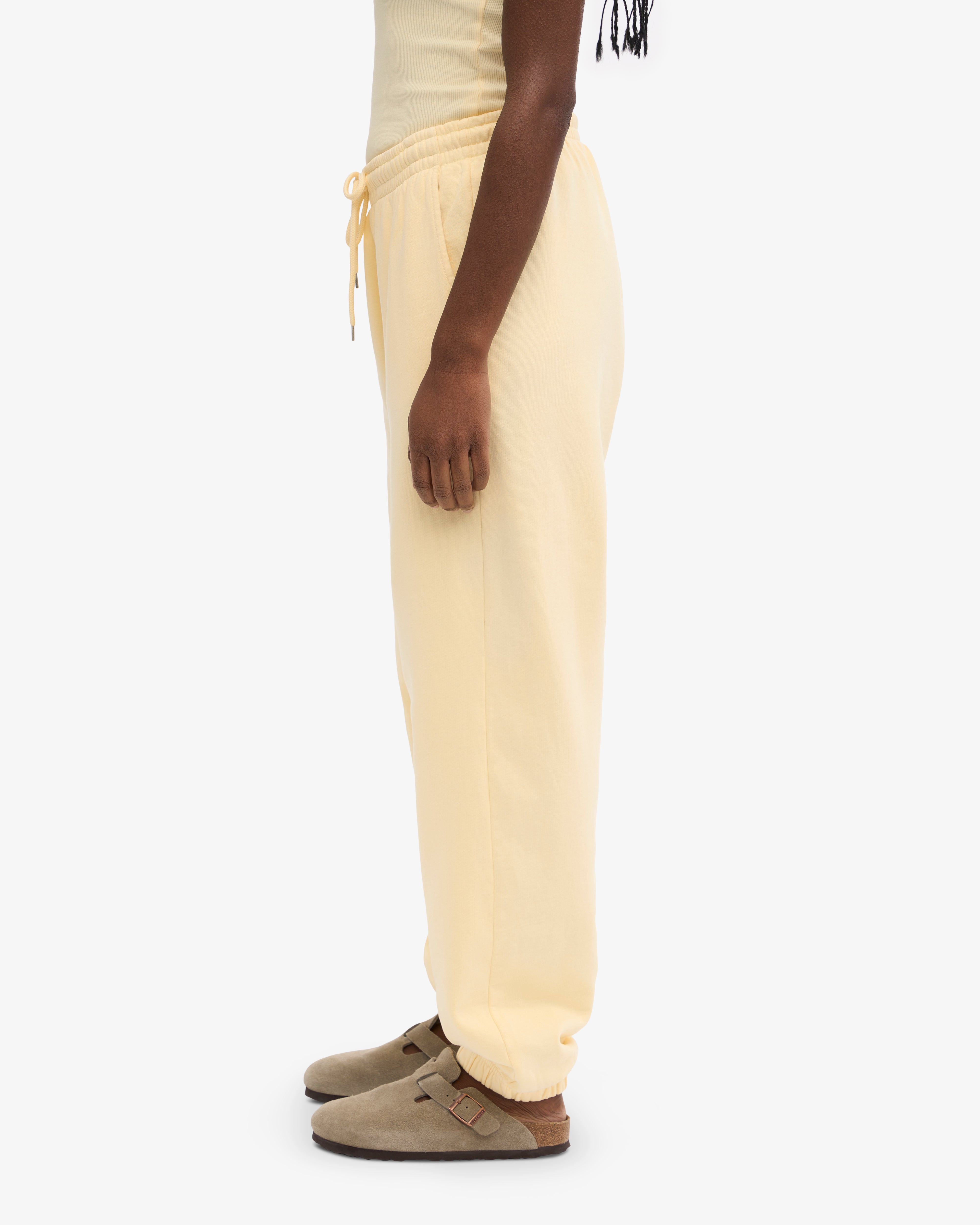 Organic Cotton Sweatpants for Women - Soft Yellow Comfortable Lounge Pants | Perfect for Yoga, Running, Home Relaxation & Casual Wear