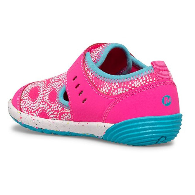 Merrell Berry/Turquoise Bare Steps H2O Chroma Water Shoes for Baby & Toddler - Lightweight & Quick-Dry Sneakers for Beach, Pool & Outdoor Play