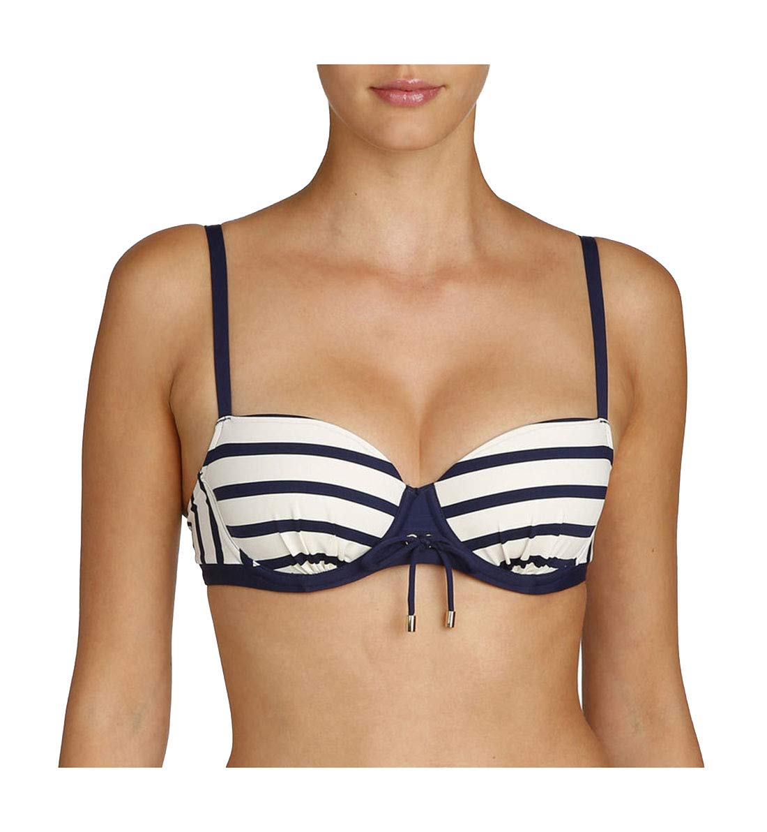Marie Jo Catherine Padded Balcony Bikini Top - Women's Push Up Swimwear Bra with Adjustable Straps & Underwire Support | Perfect for Beach, Pool, and Summer Vacations