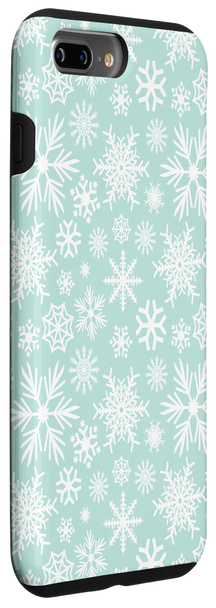 iPhone 7 Plus/8 Plus Christmas Snowflake Phone Case - Holiday Themed Protective Cover for Winter & Gift Giving Scenes