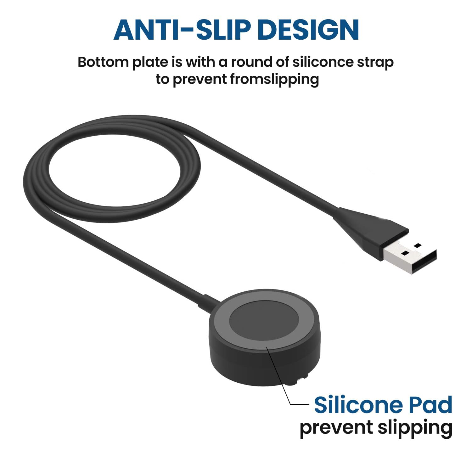 Garmin Epix Gen 2 Charger - Replacement USB Charging Cable & Stand Station for Garmin Epix Gen 2 Smart Watch - Perfect for Home, Office, and Travel Charging