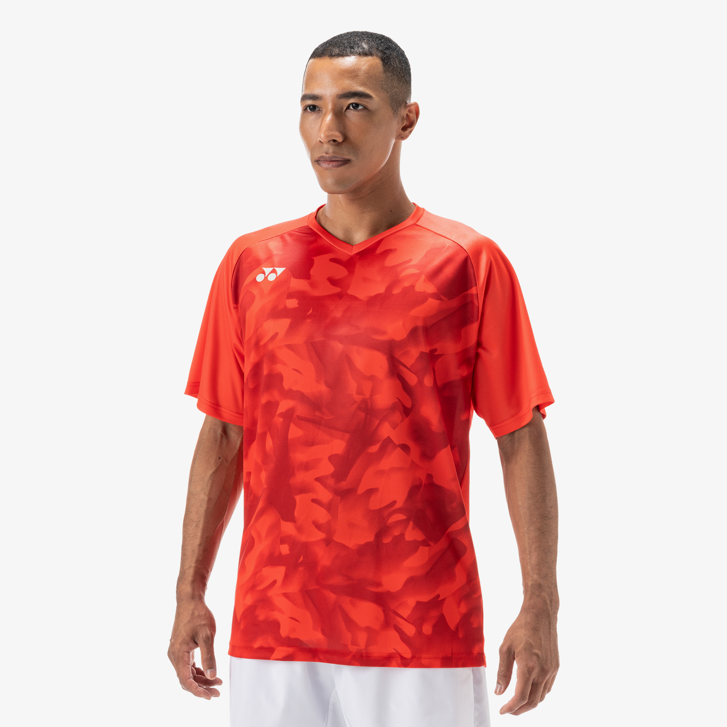Yonex YM0033 Men's Crew Neck T-Shirt - Pearl Red | Breathable & Comfortable for Tennis, Running & Casual Wear