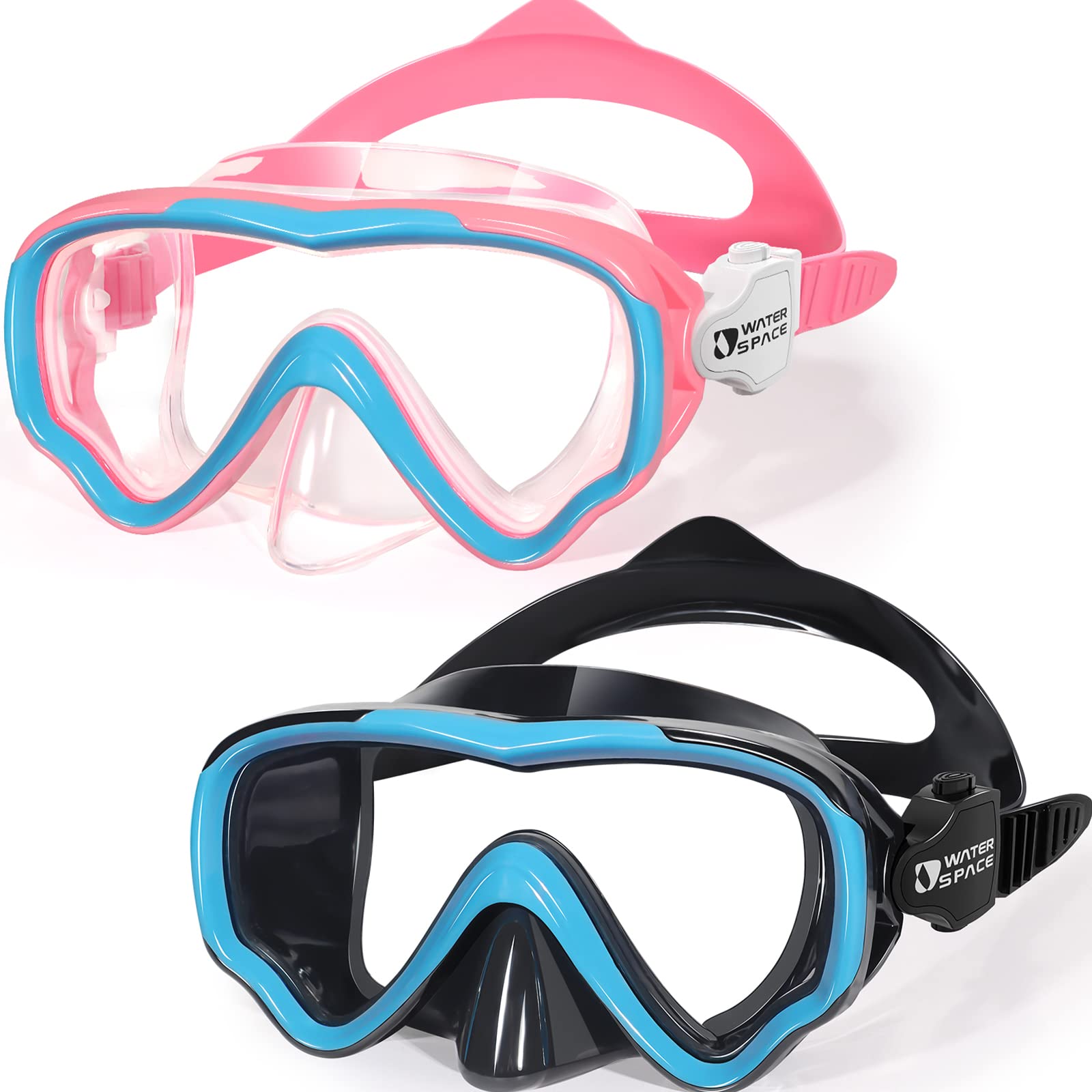 Kids Swimming Goggles with Nose Cover, Anti-Shattered UV Protection Lens, No-Leak Swim Mask for Youth Ages 3-15, Perfect for Pool, Beach, and Swim Lessons