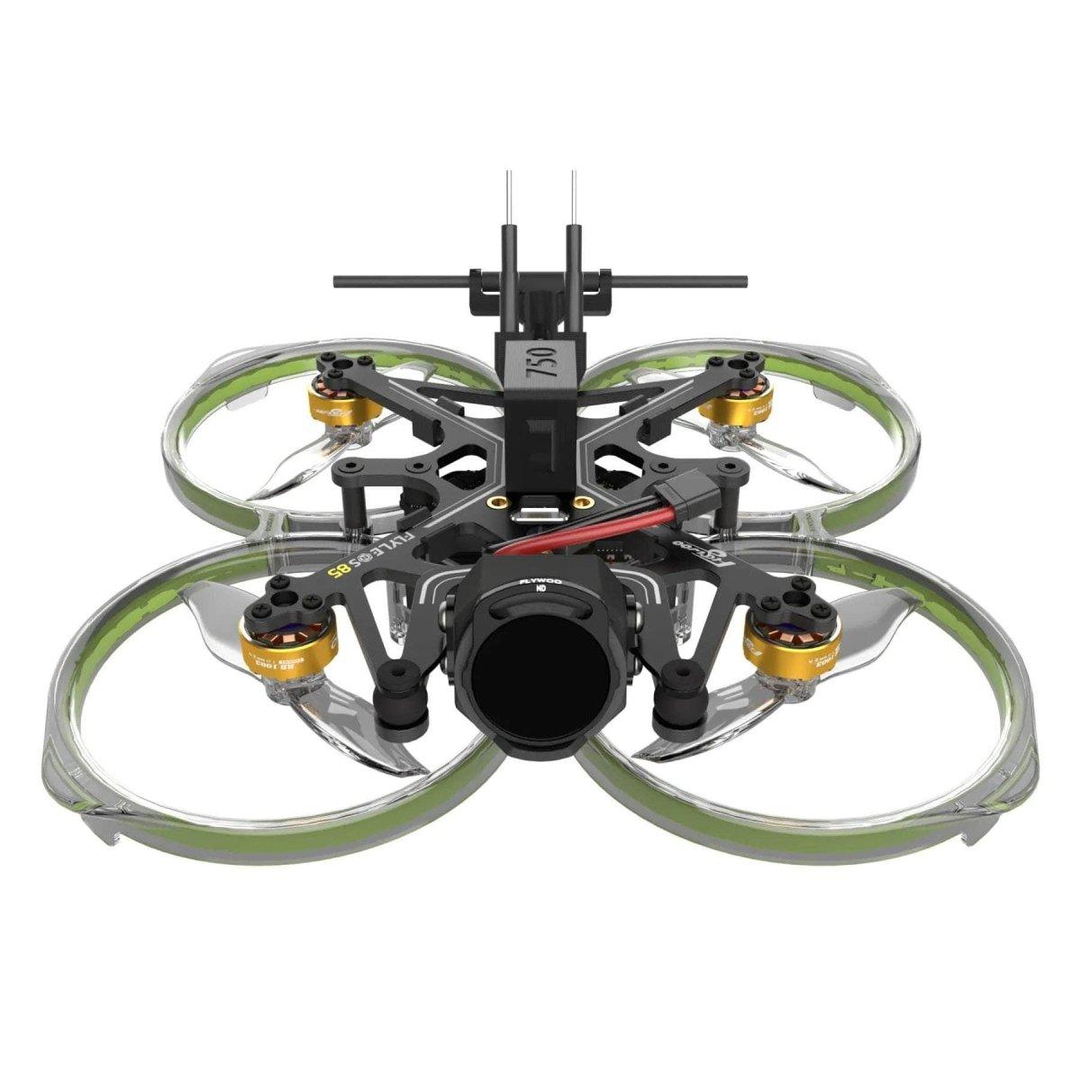 Flywoo BNF FlyLens 85 2S HD Brushless Whoop Drone with DJI O3 Air Unit & Micro Camera - Choose Your Receiver - Perfect for FPV Racing and Indoor Aerial Photography