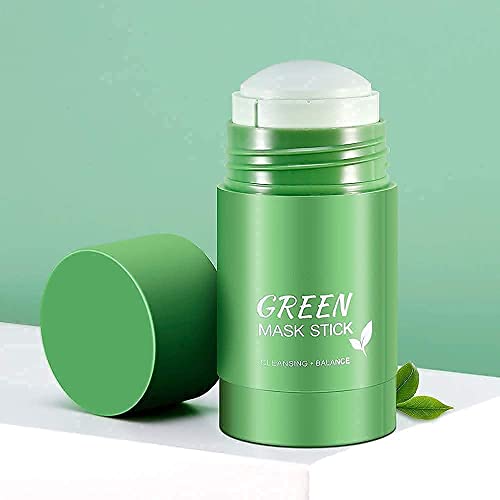 NS Creation Green Tea Face Mask Stick - Purifying, Anti-Acne, Oil Control & Blackhead Removal for Men & Women | Deep Cleansing & Pore Refining for Oily & Acne-Prone Skin | Perfect for Daily Skincare Routine & Spa Treatments