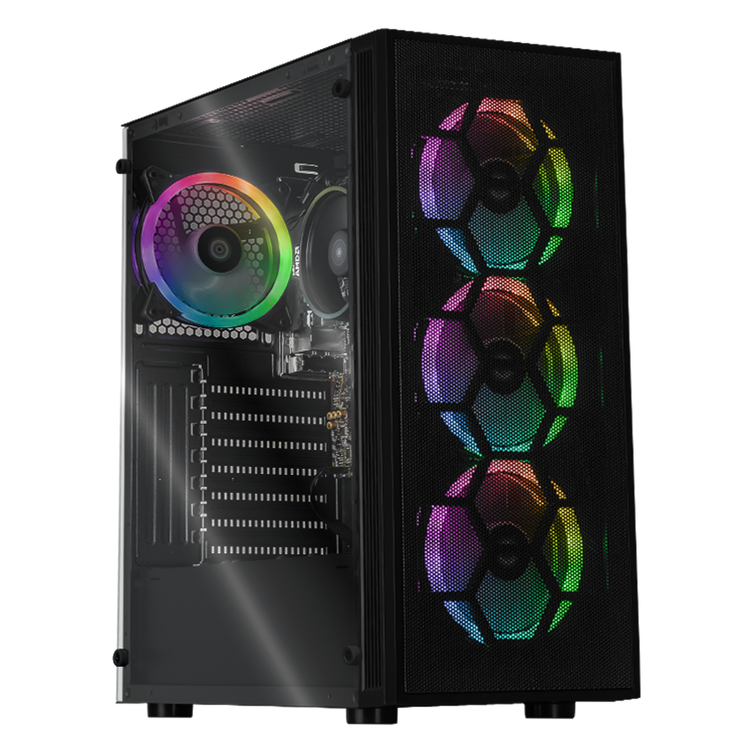 Xtreme PC Gaming Desktop - AMD Radeon Vega Renoir Ryzen 7 5700G, 16GB RAM, 1TB SSD, WiFi 6, Dragonfly Mesh, Black | High-Performance Gaming & Streaming PC for Esports, VR & Content Creation