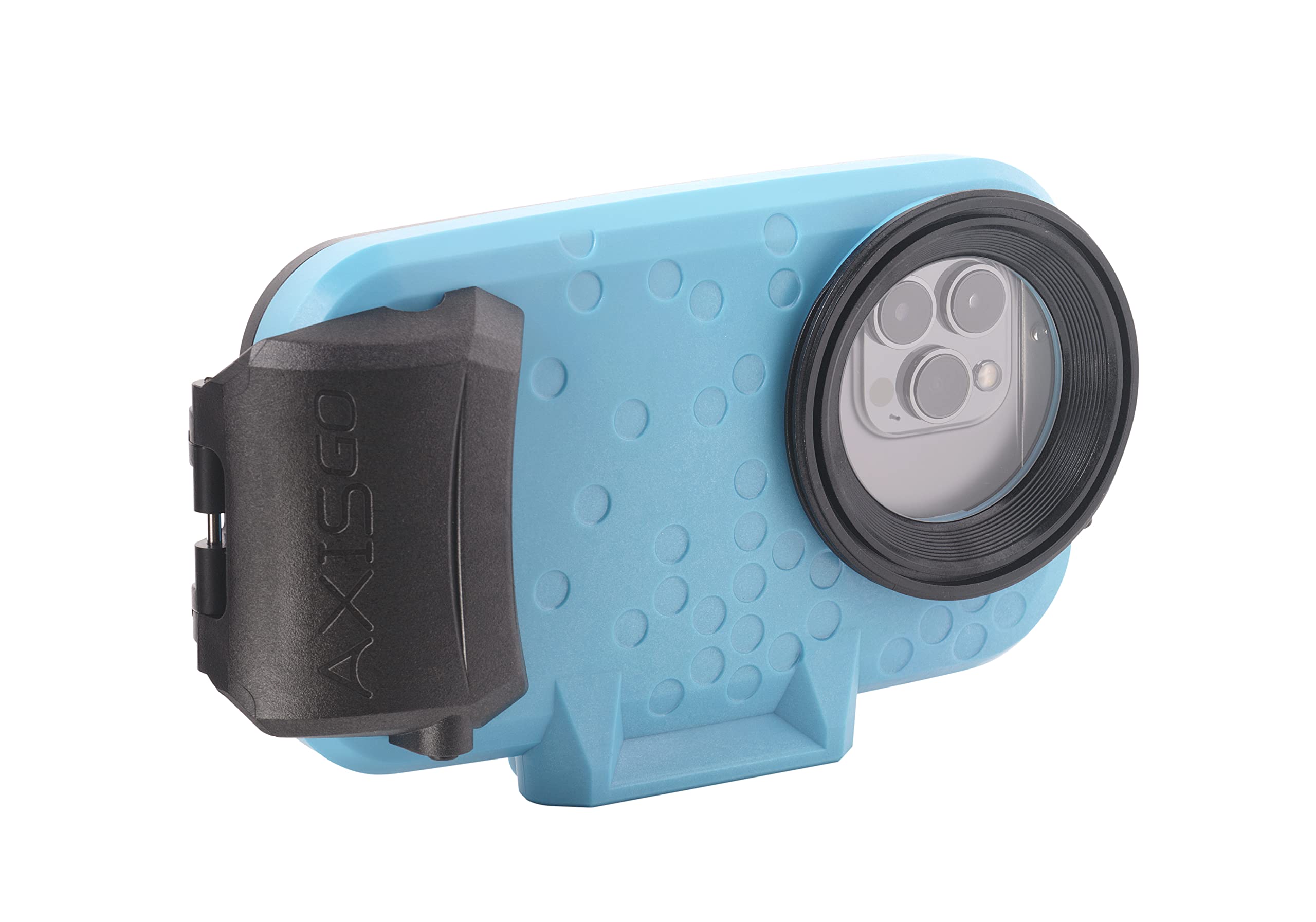 AquaTech AxisGO Waterproof iPhone 14/13 Case - Underwater Housing for Snorkeling, Surfing & Action Photography | Travel Protection | Tropical Teal Color | Perfect for Beach Vacations, Pool Parties & Water Sports