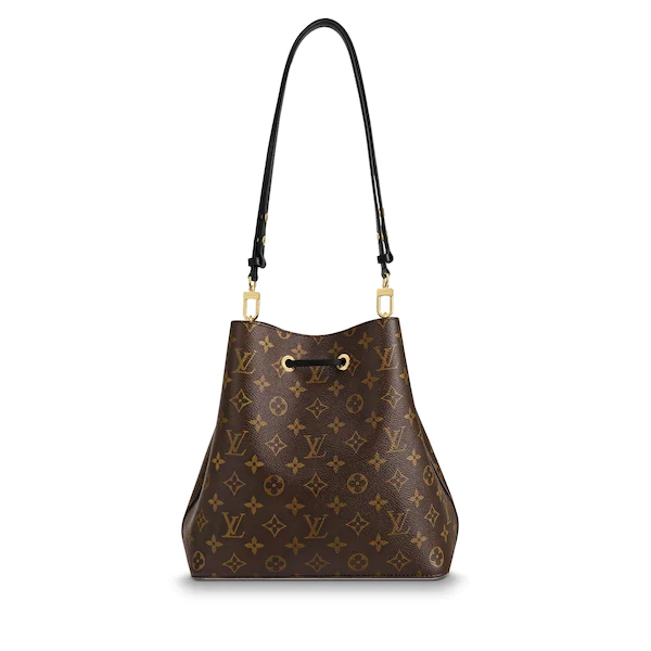 Louis Vuitton NéoNoé Monogram Black Leather Shoulder Bag - Stylish Designer Handbag for Women, Perfect for Work, Travel & Everyday Use
