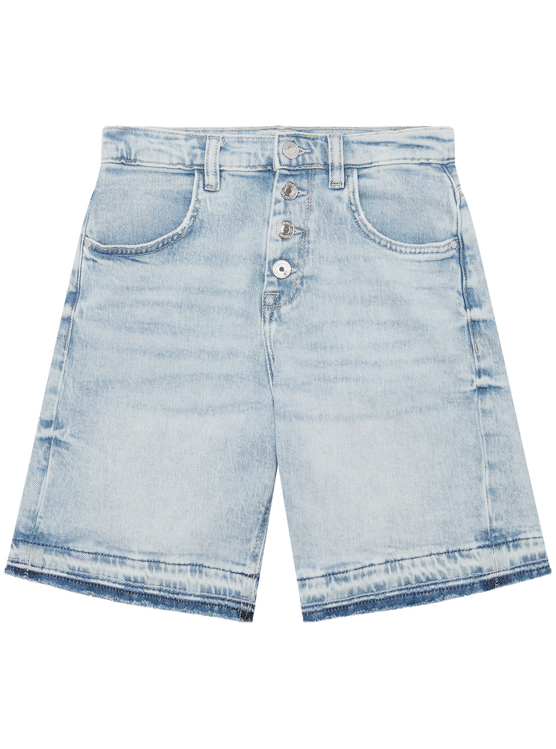 Blue Denim Shorts for Women & Girls (Size 7-16) - Comfortable Stretch Jean Shorts for Summer, Casual Wear & Outdoor Activities
