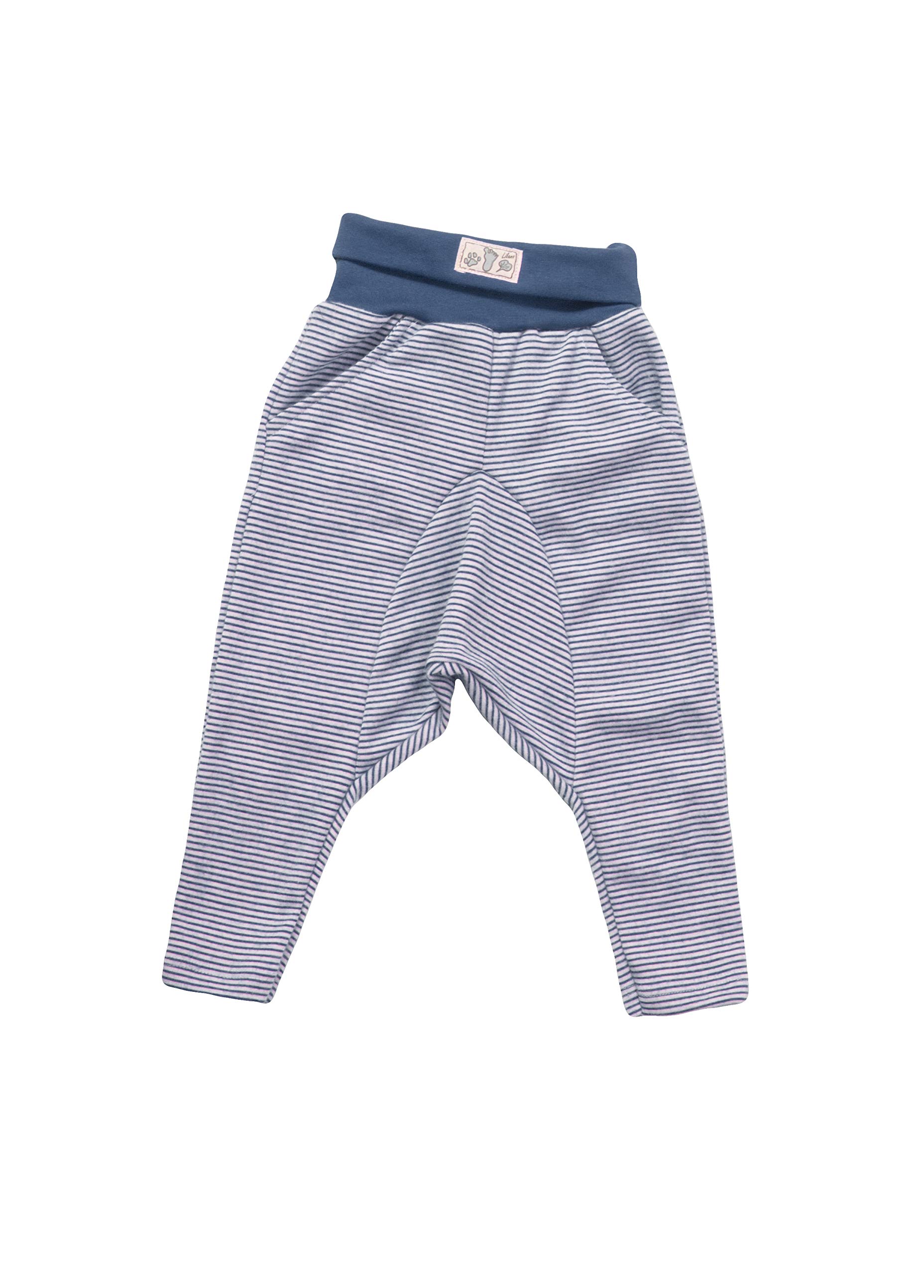 Lilano Organic Merino Wool & Silk Baby Jogger Pants - Soft & Breathable for Newborns & Infants - Made in Germany - Perfect for Playtime, Sleep & Everyday Comfort