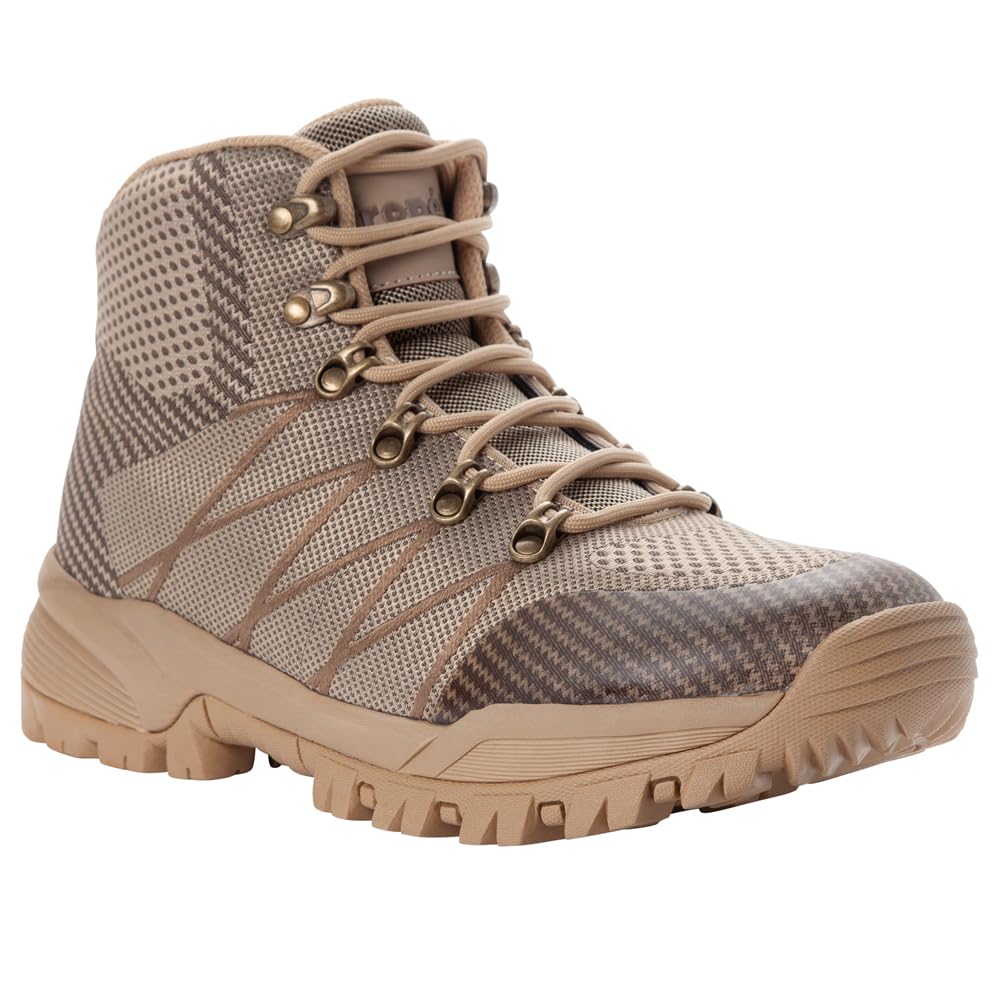 Propet Men's Traverse Waterproof Hiking Boots - Lightweight Outdoor Trekking Shoes for Men, Trail Walking & Mountain Climbing Footwear