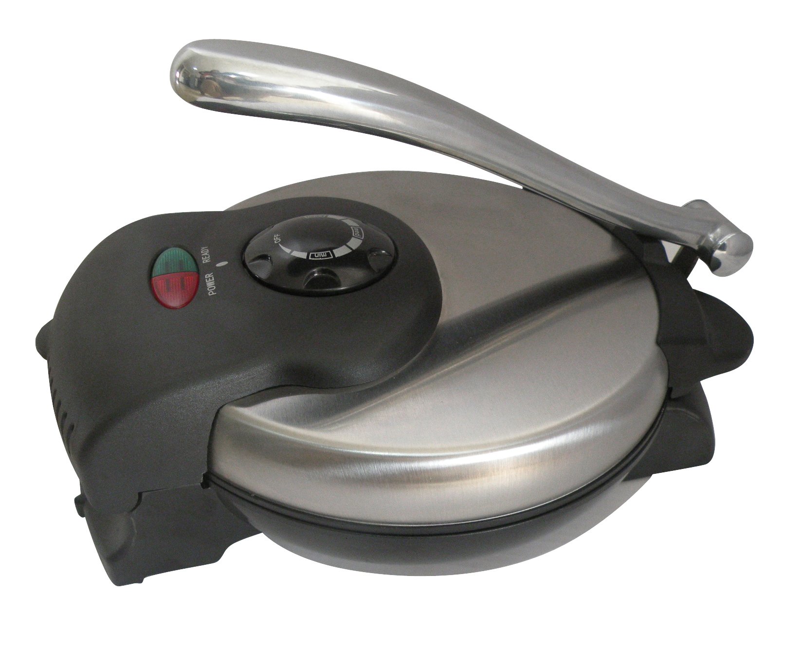 Brentwood TS126 Stainless Steel Non-Stick Tortilla Press - Perfect for Making Homemade Tortillas, Quesadillas, and Flatbreads