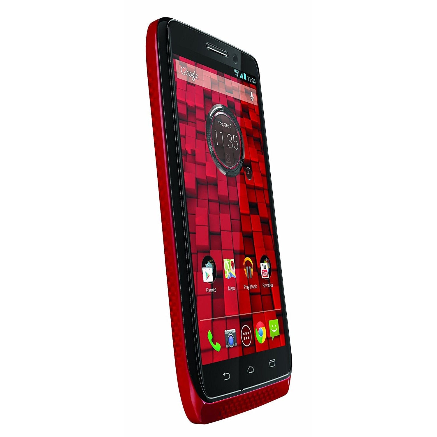 Motorola Droid Mini 16GB Unlocked Smartphone - Verizon CDMA/GSM Compatible, Red Color - Perfect for Business & Travel Use