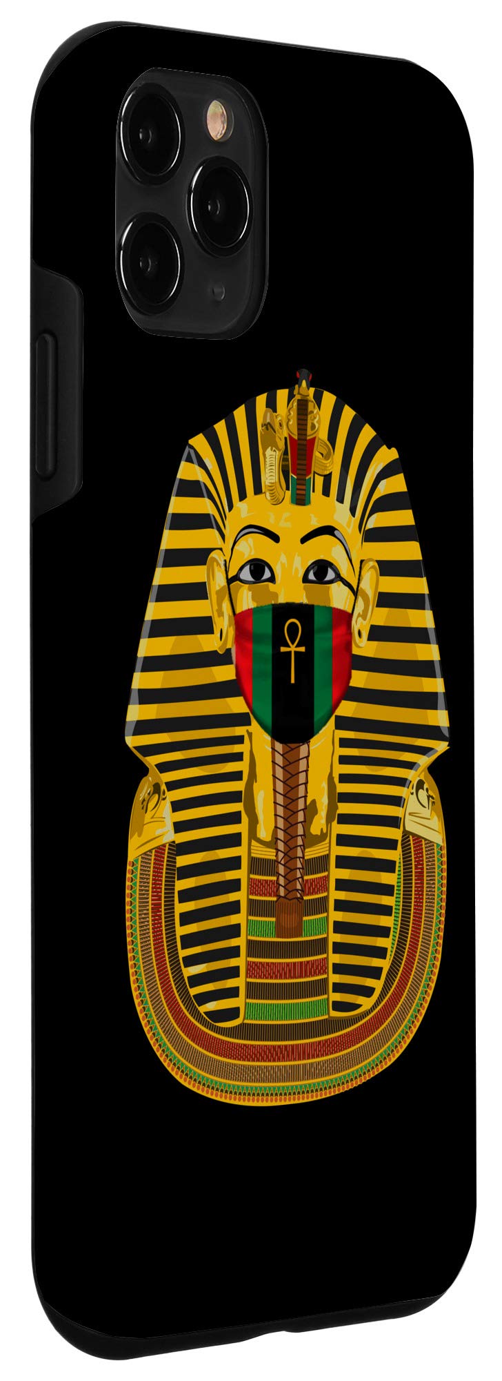 Premium iPhone 11 Pro Case - Ancient Egyptian King Tutankhamun Pharaoh Design | Durable Protective Cover for Daily Use, Travel & History Enthusiasts