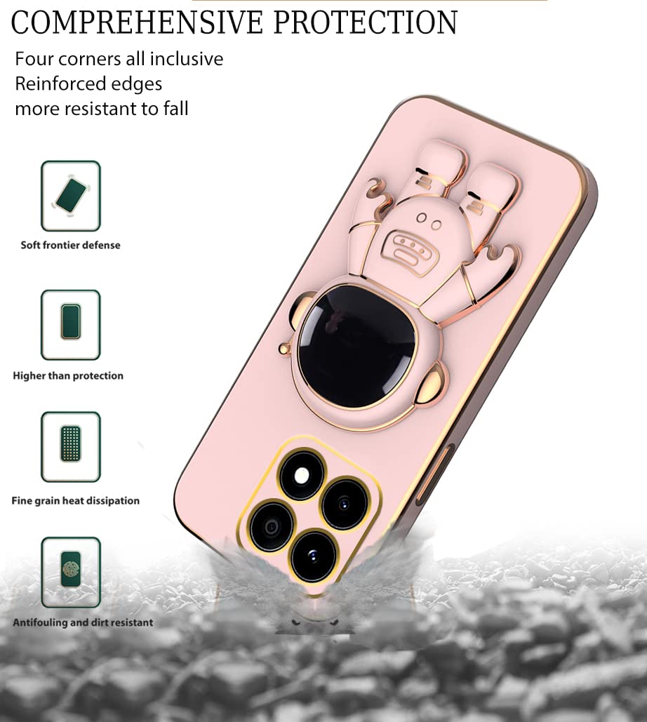 Honor X8B Cute Astronaut Case - Shockproof Slim Cover for Daily Use