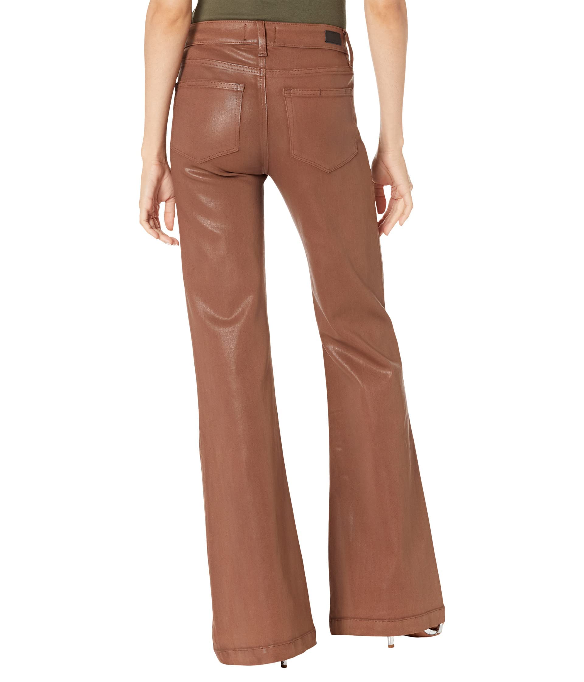 PAIGE Women's Genevieve High-Rise Skinny Jeans - Luxe Coated Denim Pants for Women | Perfect for Night Out, Date Night & Casual Wear