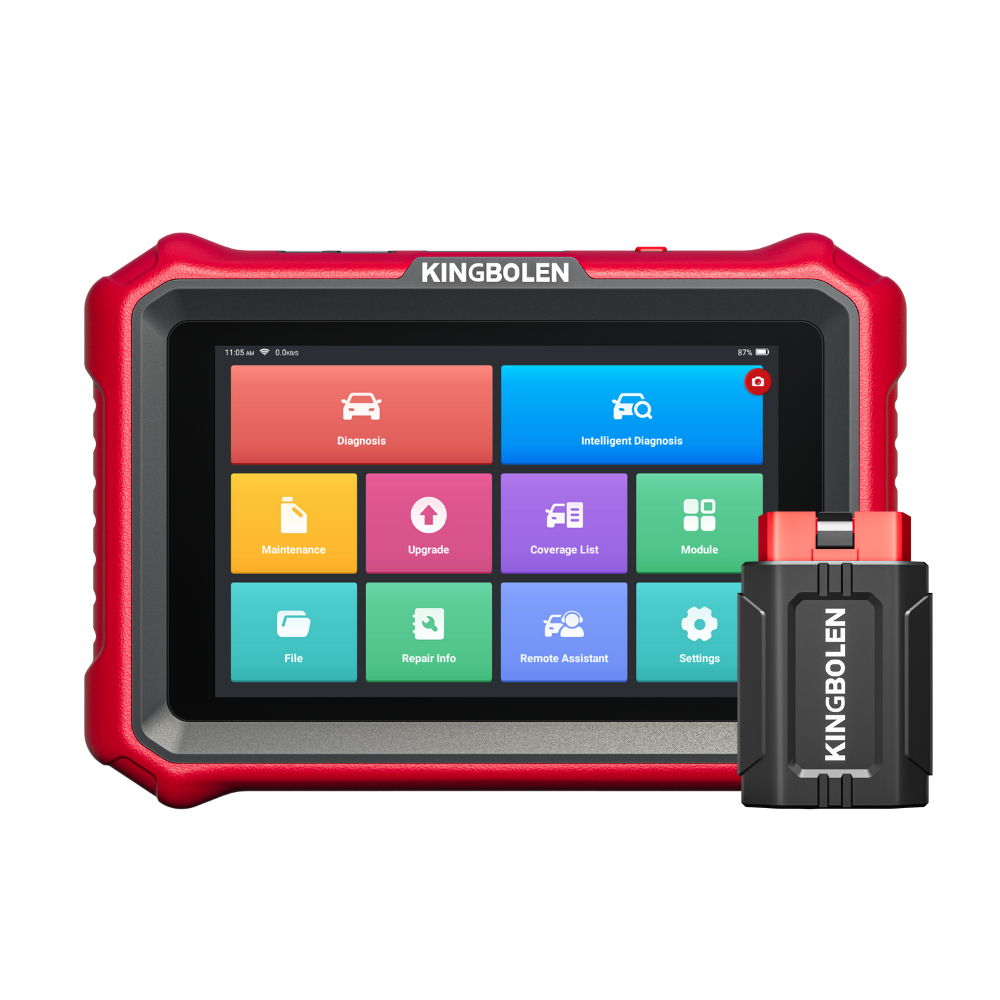KINGBOLEN K8 PRO OE Level Car Diagnostic Scanner Tool - Bluetooth 8 Wireless OBD2 Scanner with Lifetime Free Updates, ECU Coding, Bi-Directional Control, 34+ Reset Functions, CANFD & DOIP Support, FCA AutoAuth - Perfect for Professional Mechanics & DIY Car Repair