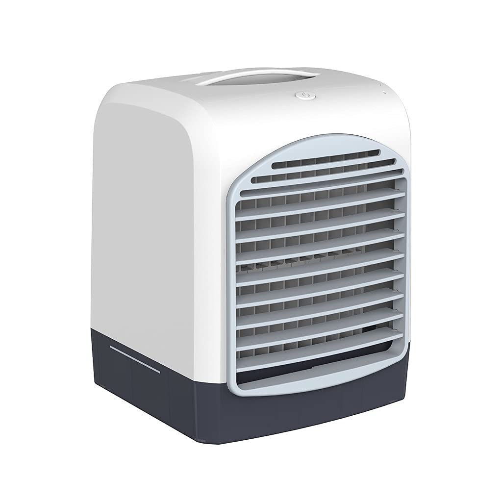 Pinklove USB Mini Desktop Air Cooler with Humidifier - Portable Oval Water Cooling Fan for Home, Office & Travel - Compact USB-Powered Personal Cooling Fan for Desks, Nightstands & Small Spaces