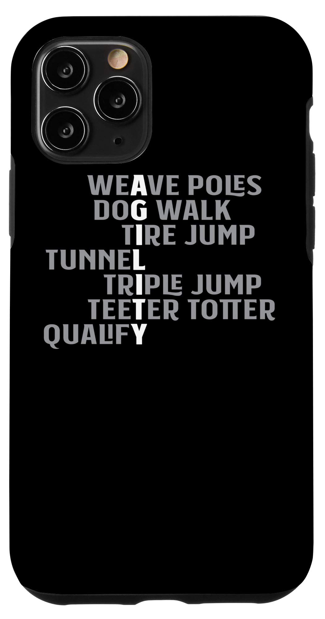 iPhone 11 Pro Case - Durable Protective Phone Cover for Dog Agility Trainers & Handlers | Perfect Gift for Canine Sports Enthusiasts | Ideal for Competitions, Training Sessions & Outdoor Activities
