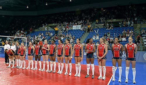 Volleyball Team Women National Ball Sport - 20x30 Inch Laminated Poster with Vibrant Colors & HD Imagery - Perfect for Home, Office, Gym & Sports Room Decor