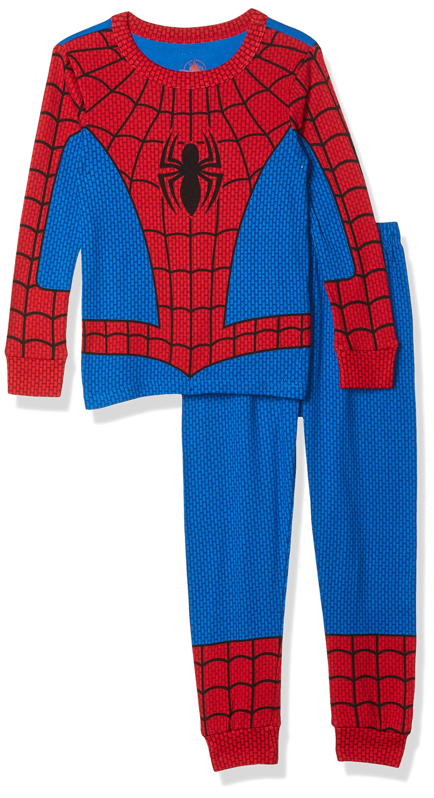 Marvel Spider-Man Costume Pajamas for Boys - Superhero Sleepwear Set for Kids, Halloween & Cosplay - Soft & Comfortable PJs for Bedtime & Dress-Up Fun
