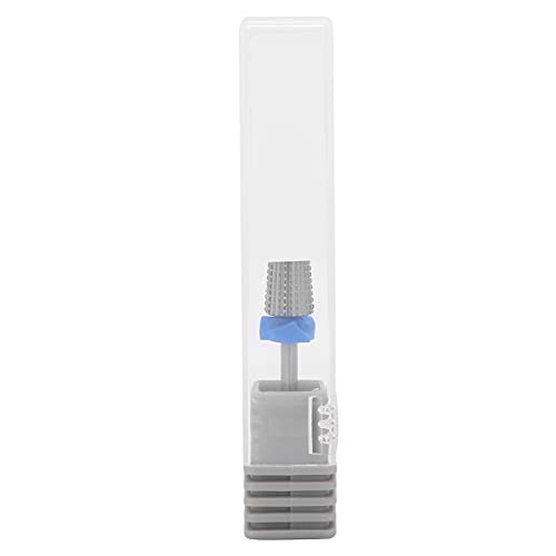 Tungsten Steel Round Head Nail Drill Bit - 1pc Professional Manicure Pedicure Tool for Home & Salon Use | Perfect for Nail Polishing, Grinding & Shaping | Blue Nail Art Accessory
