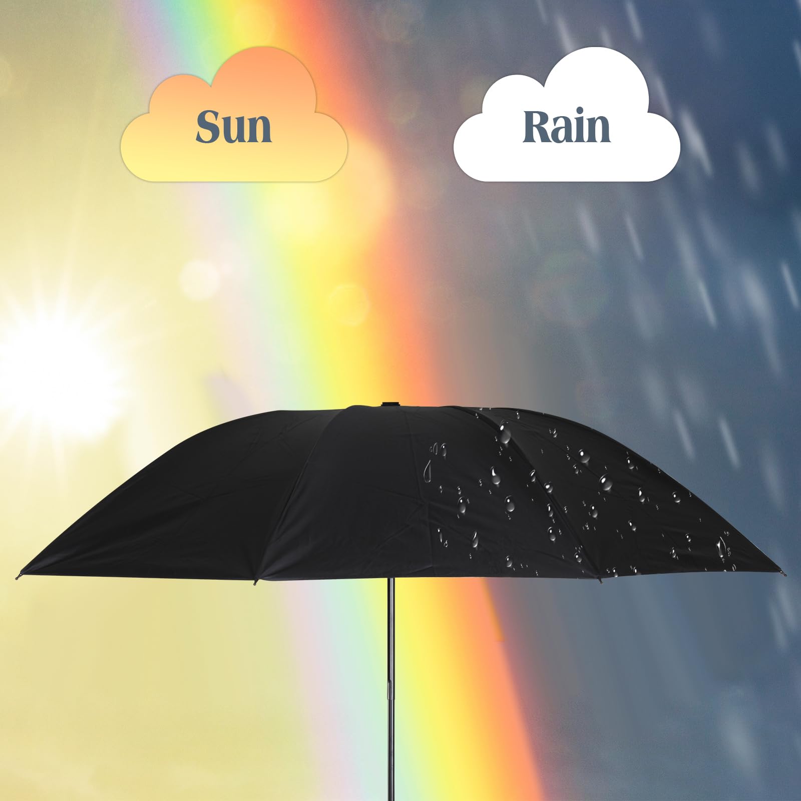 Hillban 12 Pack Windproof Travel Umbrellas - Compact Folding Rain & Sun Protection Umbrella for Men Women - Perfect for Travel, Commuting, Car, Backpack & Outdoor Activities