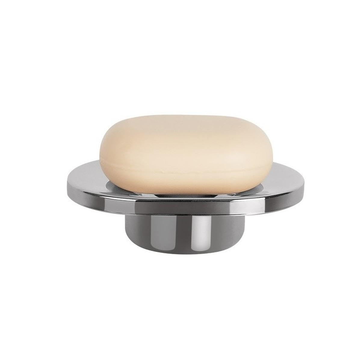 Premium Stainless Steel Soap Dish - Polished Silver Finish | Rustproof & Durable Bathroom Organizer | Perfect for Showers, Sinks & Countertops