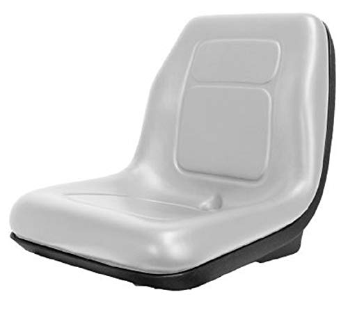 Gator Deluxe Ultra High-Back Gator Style Seat Replacement with Drain Hole - Compatible with Farmer Bob's Parts 143000GR - Perfect for UTVs, ATVs, and Utility Vehicles
