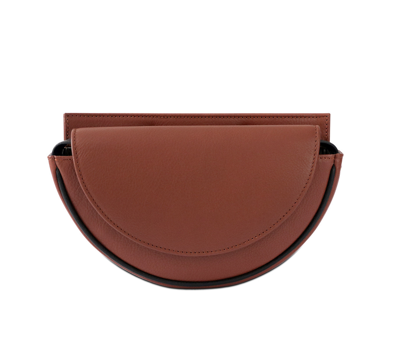 Premium Leather Crescent Belt Bag - Stylish Crossbody Fanny Pack for Women & Men - Perfect for Travel, Hiking, and Everyday Use