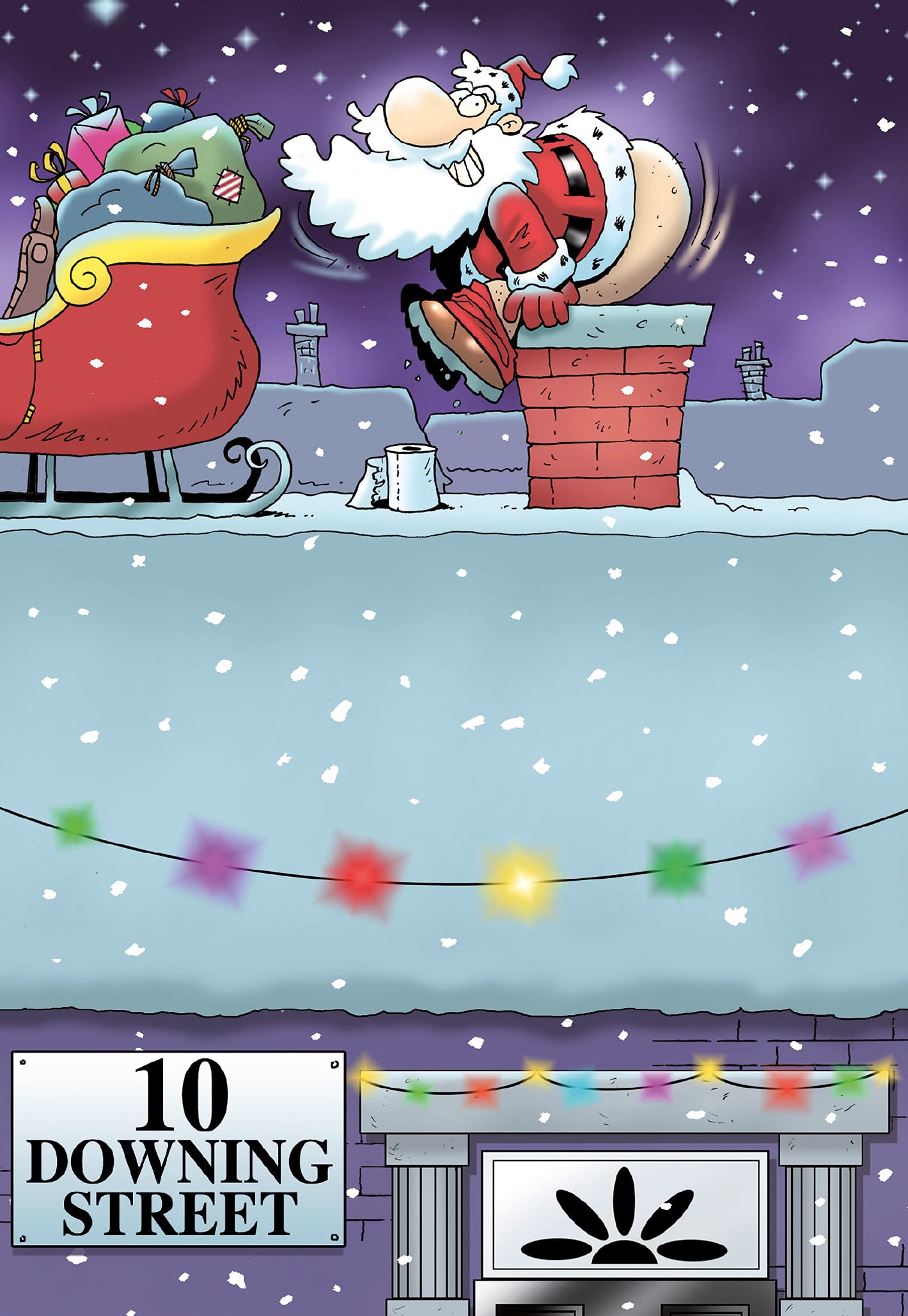 Funny Christmas Cards Multi-Pack - 10 Assorted Holiday Greeting Cards with 2 Unique Designs | Perfect for Office Parties, Family Gatherings & Secret Santa Exchanges