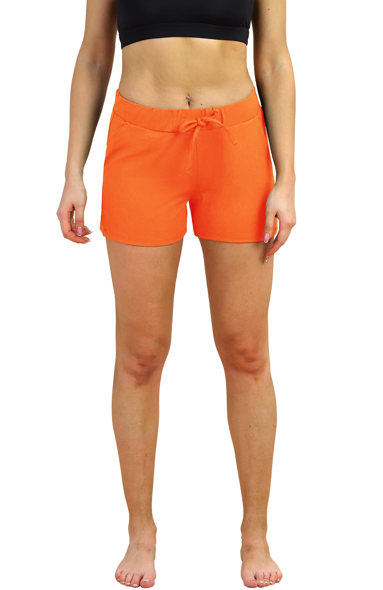 ICY ZONE Women's Running Shorts with Pockets - Lightweight Workout Shorts for Gym, Yoga & Exercise | Perfect for Jogging, Training & Active Lifestyle