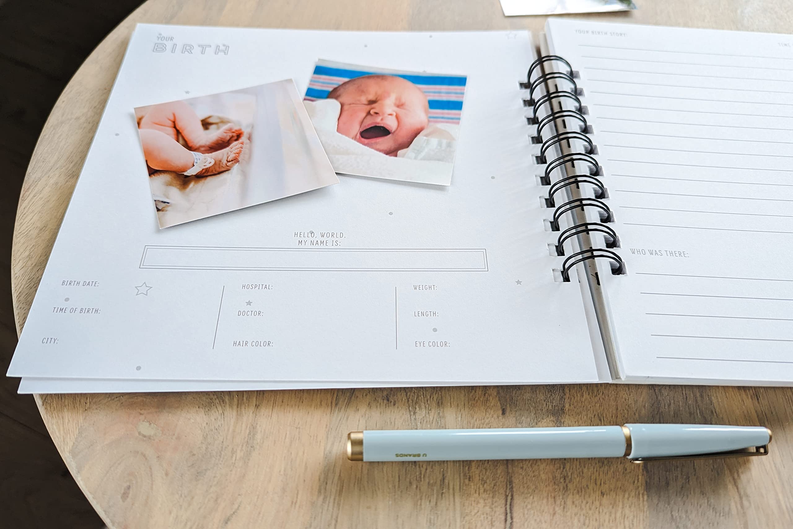 To the Moon and Back Baby Memory Book - First Year Scrapbook Album for Baby Girls & Boys | Gender Neutral LGBTQ Friendly Baby Journal | Perfect for Recording Milestones, Photos & Memories (Newborn to 1 Year)