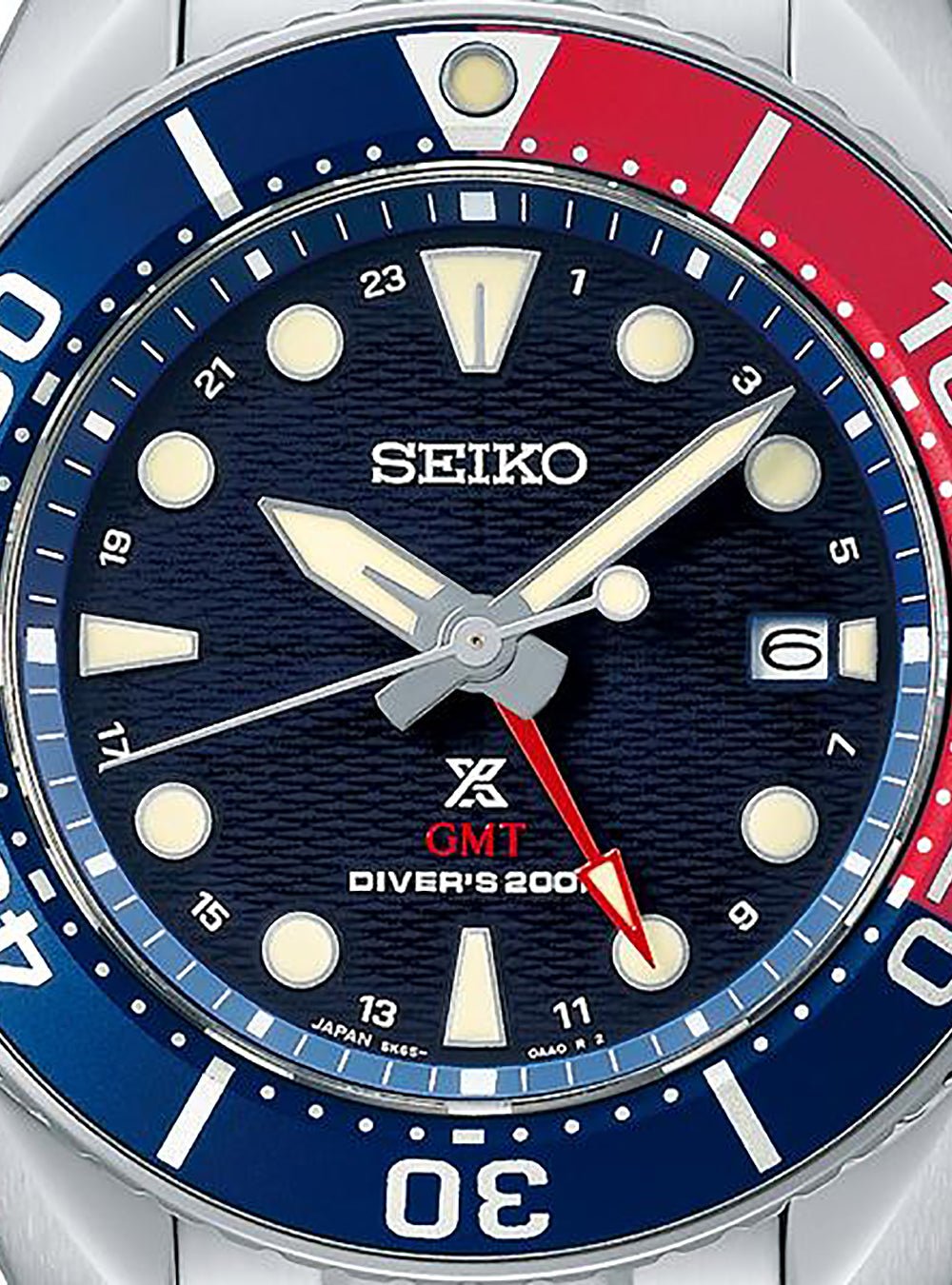 SEIKO PROSPEX Diver Scuba Sea 'SUMO' Solar GMT Watch SBPK005 - Japanese Made JDM Automatic Dive Watch for Men, Perfect for Scuba Diving, Snorkeling & Water Sports