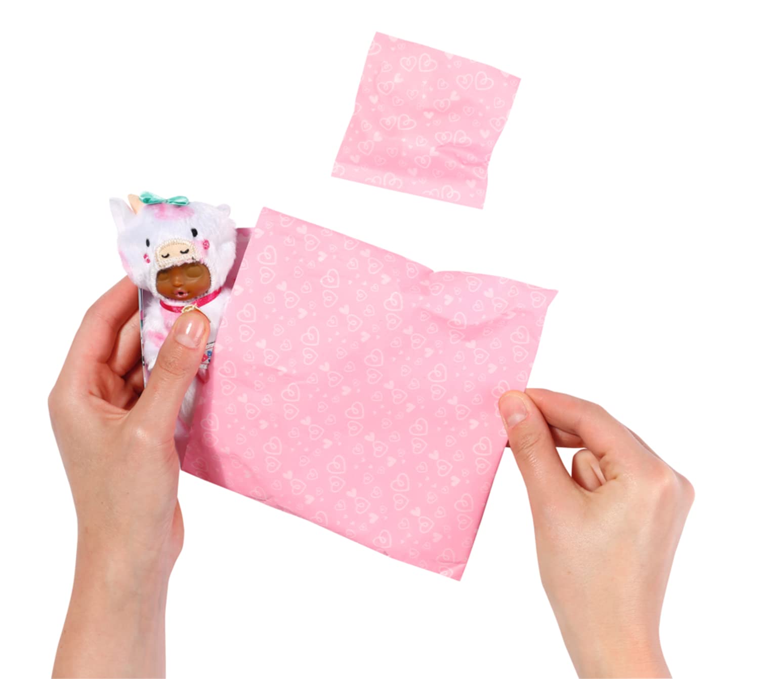 Baby Born Surprise Mini Dolls with Animal Outfits, Diaper & Bottle - Perfect for Kids Playtime