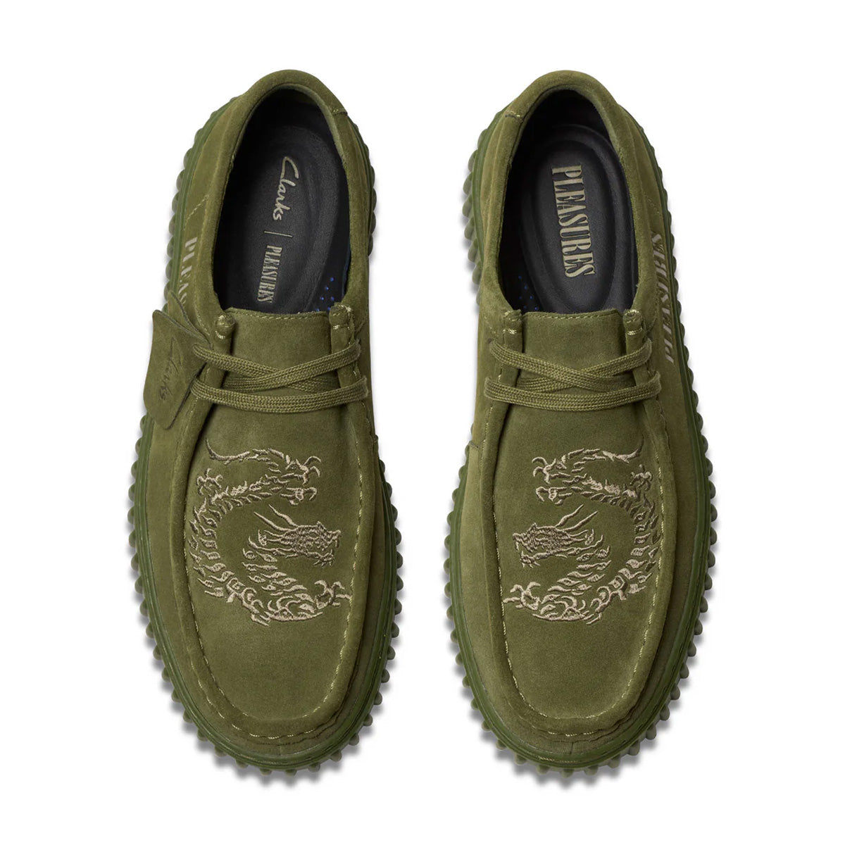 PLEASURES Torhill Lo Green Dragon Sneakers - Stylish & Comfortable Streetwear Shoes for Men & Women | Perfect for Casual Wear, Urban Fashion & Daily Outfits